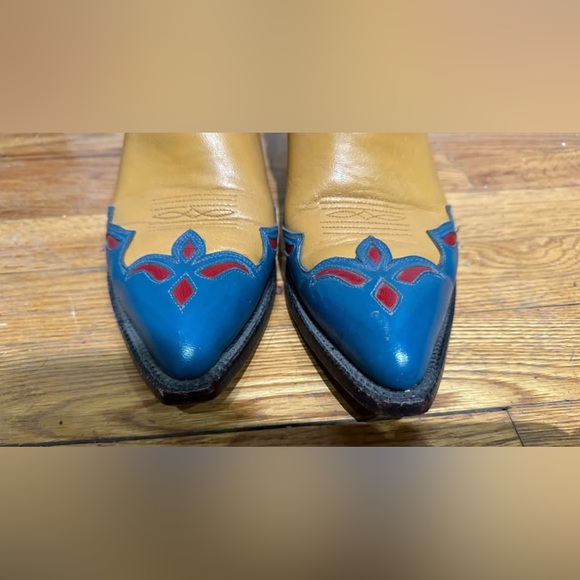 Ladies 7 Montana MM MX Western Cowboy Boots - Picture 5 of 10